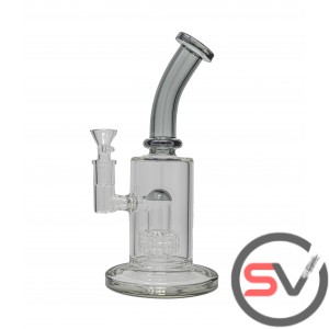 CURVED  NECK JELLYFISH WATERPIPE 9inch